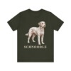 Schnoodle Shirt, Vintage Dog Sketch Tee, Dog Lover Gift