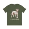 Schnoodle Shirt, Vintage Dog Sketch Tee, Dog Lover Gift