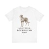 Scottish Deerhound Dad Shirt, Vintage Dog Sketch Tee, Dog Dad Gift