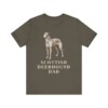 Scottish Deerhound Dad Shirt, Vintage Dog Sketch Tee, Dog Dad Gift