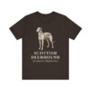 Scottish Deerhound Latin Shirt, Vintage Dog Sketch Tee, Dog Latin Gift