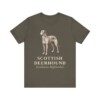 Scottish Deerhound Latin Shirt, Vintage Dog Sketch Tee, Dog Latin Gift