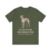 Scottish Deerhound Latin Shirt, Vintage Dog Sketch Tee, Dog Latin Gift