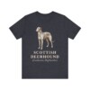 Scottish Deerhound Latin Shirt, Vintage Dog Sketch Tee, Dog Latin Gift