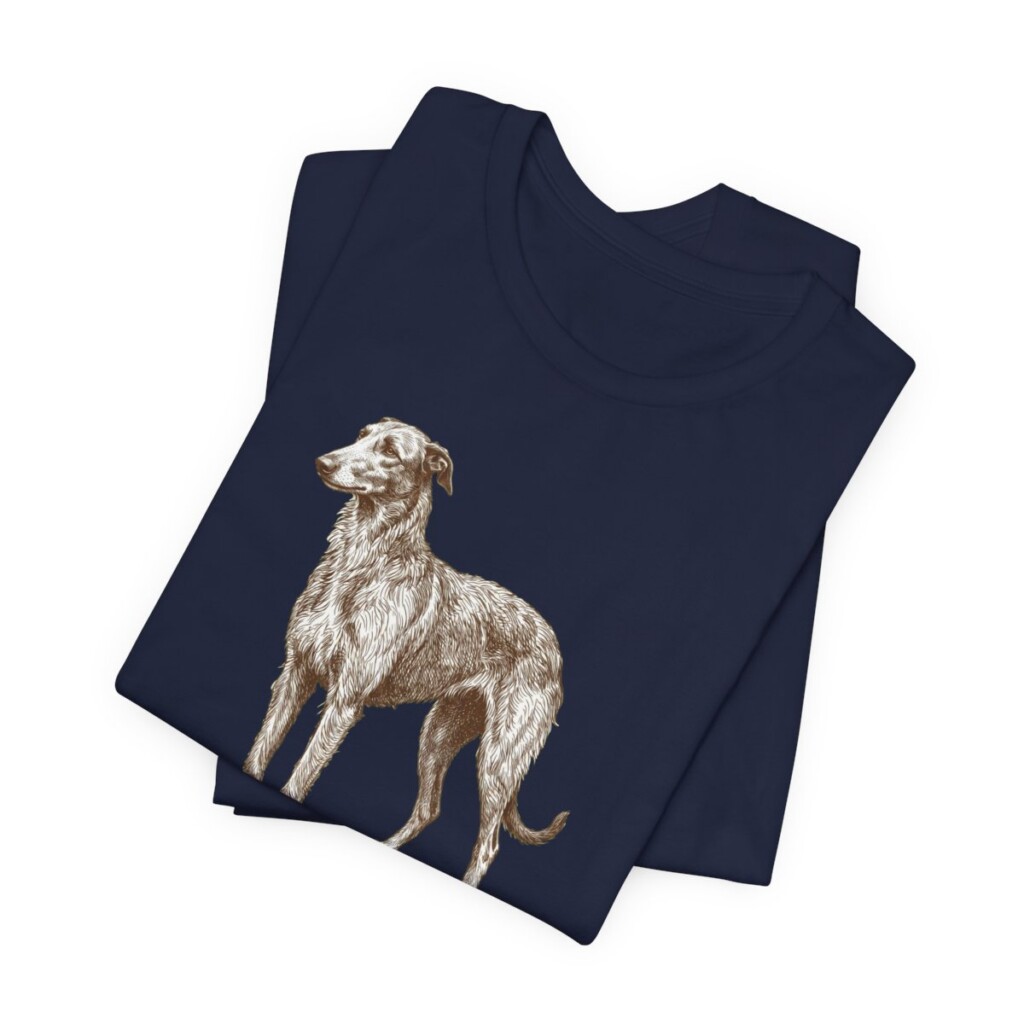 Scottish Deerhound Mom Shirt, Vintage Dog Sketch Tee, Dog Mom Gift