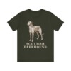 Scottish Deerhound Shirt, Vintage Dog Sketch Tee, Dog Lover Gift