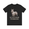 Scottish Terrier Lover Shirt, Vintage Dog Sketch Tee, Dog Lover Gift Scottish Terrier Lover Shirt, Vintage Dog Sketch Tee, Dog Lover Gift
