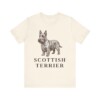 Scottish Terrier Lover Shirt, Vintage Dog Sketch Tee, Dog Lover Gift Scottish Terrier Lover Shirt, Vintage Dog Sketch Tee, Dog Lover Gift
