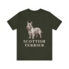Scottish Terrier Lover Shirt, Vintage Dog Sketch Tee, Dog Lover Gift Scottish Terrier Lover Shirt, Vintage Dog Sketch Tee, Dog Lover Gift