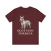 Scottish Terrier Lover Shirt, Vintage Dog Sketch Tee, Dog Lover Gift Scottish Terrier Lover Shirt, Vintage Dog Sketch Tee, Dog Lover Gift