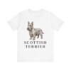 Scottish Terrier Lover Shirt, Vintage Dog Sketch Tee, Dog Lover Gift Scottish Terrier Lover Shirt, Vintage Dog Sketch Tee, Dog Lover Gift