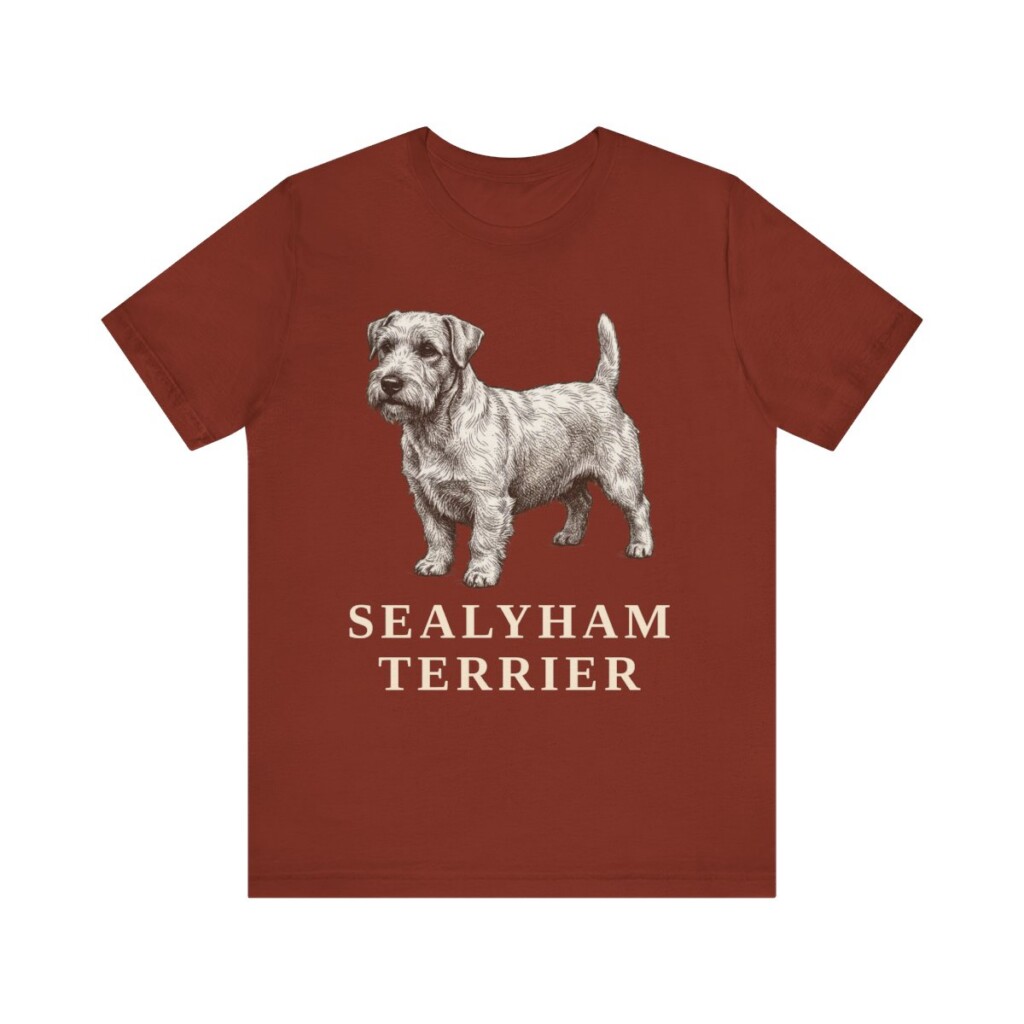 Sealyham Terrier Lover Shirt, Vintage Dog Sketch Tee, Dog Lover Gift Sealyham Terrier Lover Shirt, Vintage Dog Sketch Tee, Dog Lover Gift