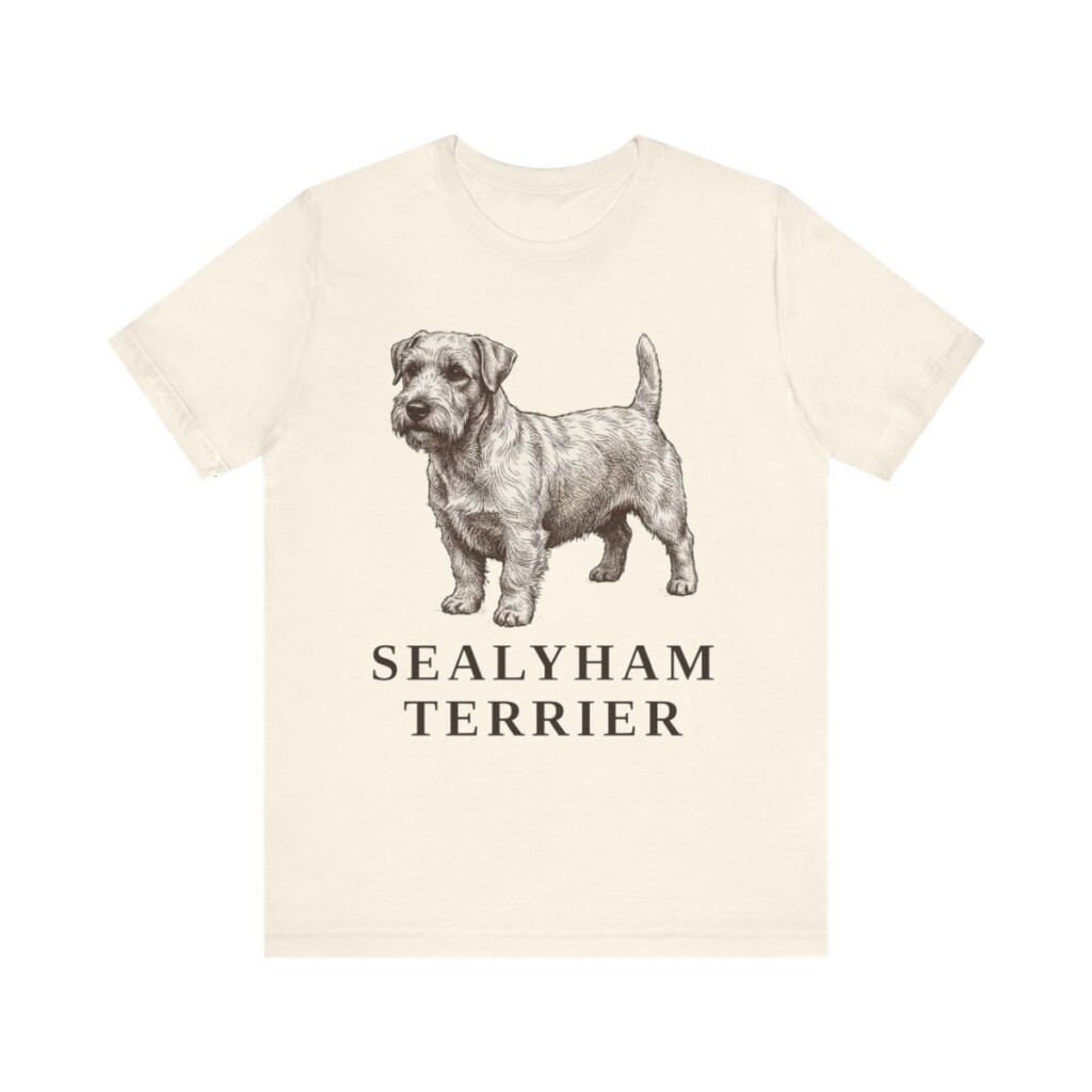 Sealyham Terrier Lover Shirt, Vintage Dog Sketch Tee, Dog Lover Gift Sealyham Terrier Lover Shirt, Vintage Dog Sketch Tee, Dog Lover Gift