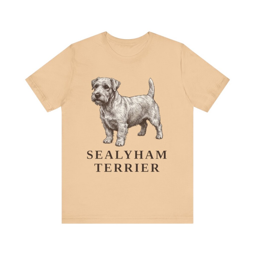 Sealyham Terrier Lover Shirt, Vintage Dog Sketch Tee, Dog Lover Gift Sealyham Terrier Lover Shirt, Vintage Dog Sketch Tee, Dog Lover Gift