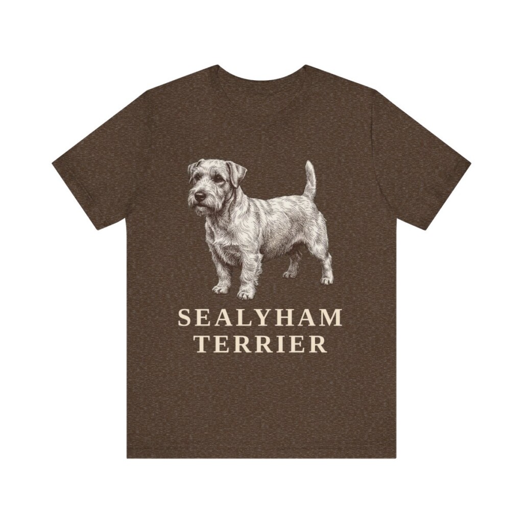 Sealyham Terrier Lover Shirt, Vintage Dog Sketch Tee, Dog Lover Gift Sealyham Terrier Lover Shirt, Vintage Dog Sketch Tee, Dog Lover Gift