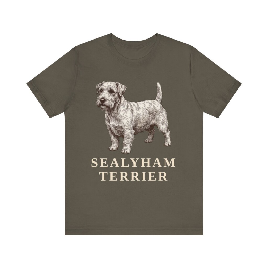 Sealyham Terrier Lover Shirt, Vintage Dog Sketch Tee, Dog Lover Gift Sealyham Terrier Lover Shirt, Vintage Dog Sketch Tee, Dog Lover Gift