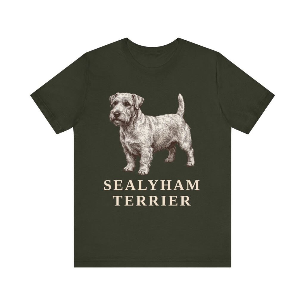 Sealyham Terrier Lover Shirt, Vintage Dog Sketch Tee, Dog Lover Gift Sealyham Terrier Lover Shirt, Vintage Dog Sketch Tee, Dog Lover Gift