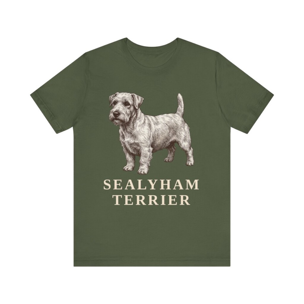 Sealyham Terrier Lover Shirt, Vintage Dog Sketch Tee, Dog Lover Gift Sealyham Terrier Lover Shirt, Vintage Dog Sketch Tee, Dog Lover Gift