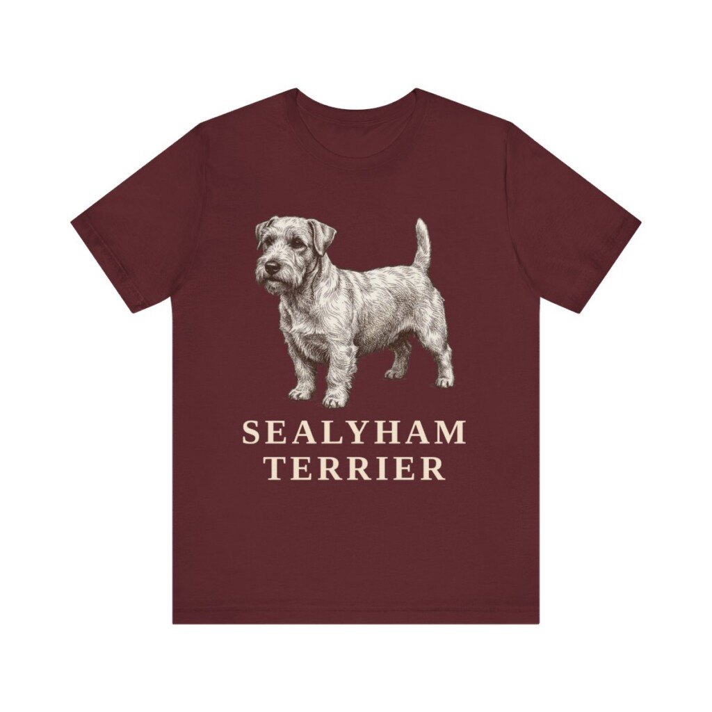 Sealyham Terrier Lover Shirt, Vintage Dog Sketch Tee, Dog Lover Gift Sealyham Terrier Lover Shirt, Vintage Dog Sketch Tee, Dog Lover Gift