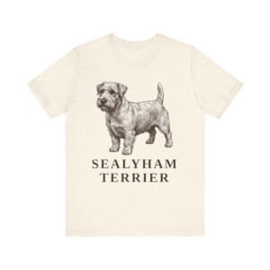 Sealyham Terrier Lover Shirt, Vintage Dog Sketch Tee, Dog Lover Gift