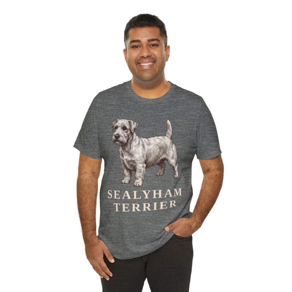 Sealyham Terrier Lover Shirt, Vintage Dog Sketch Tee, Dog Lover Gift Sealyham Terrier Lover Shirt, Vintage Dog Sketch Tee, Dog Lover Gift