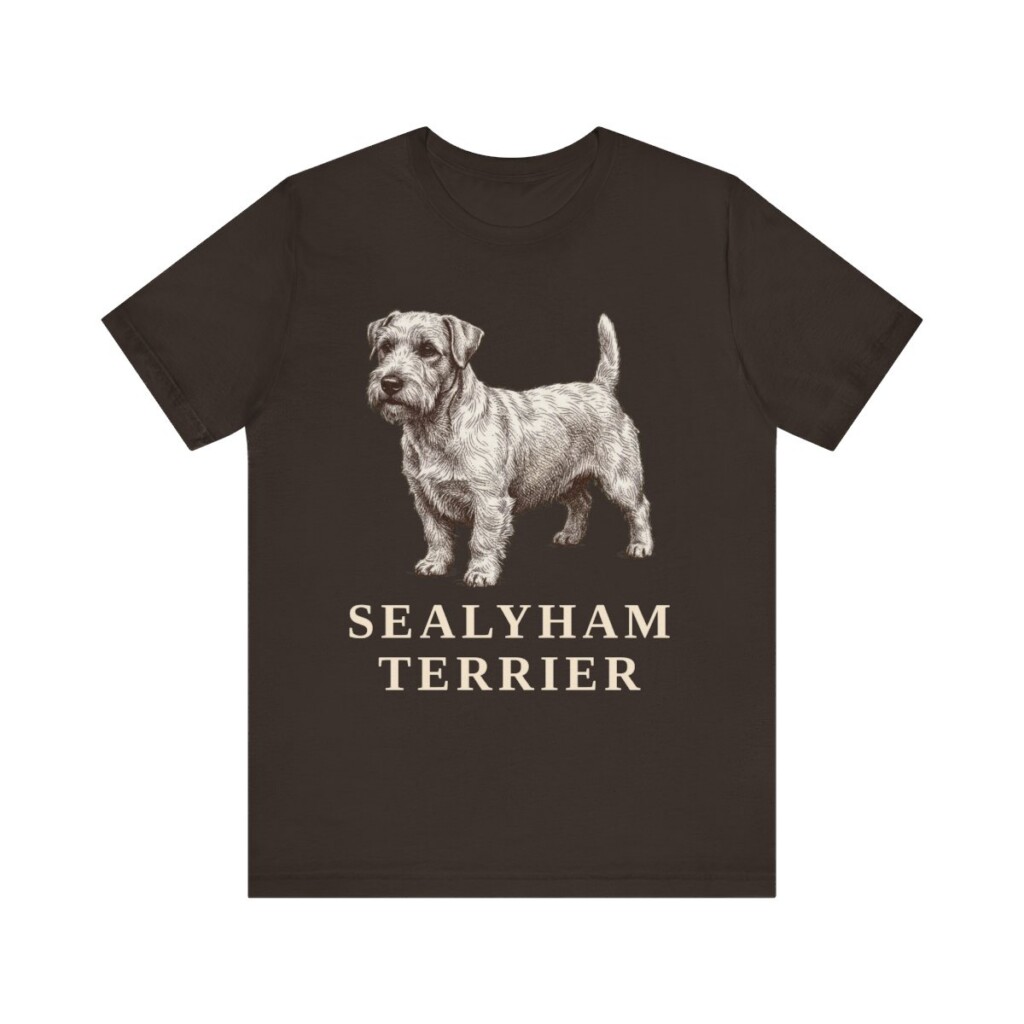 Sealyham Terrier Lover Shirt, Vintage Dog Sketch Tee, Dog Lover Gift Sealyham Terrier Lover Shirt, Vintage Dog Sketch Tee, Dog Lover Gift