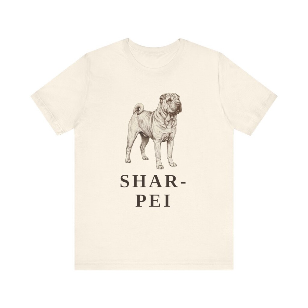 Shar-Pei Lover Shirt, Vintage Dog Sketch Tee, Dog Lover Gift Shar-Pei Lover Shirt, Vintage Dog Sketch Tee, Dog Lover Gift