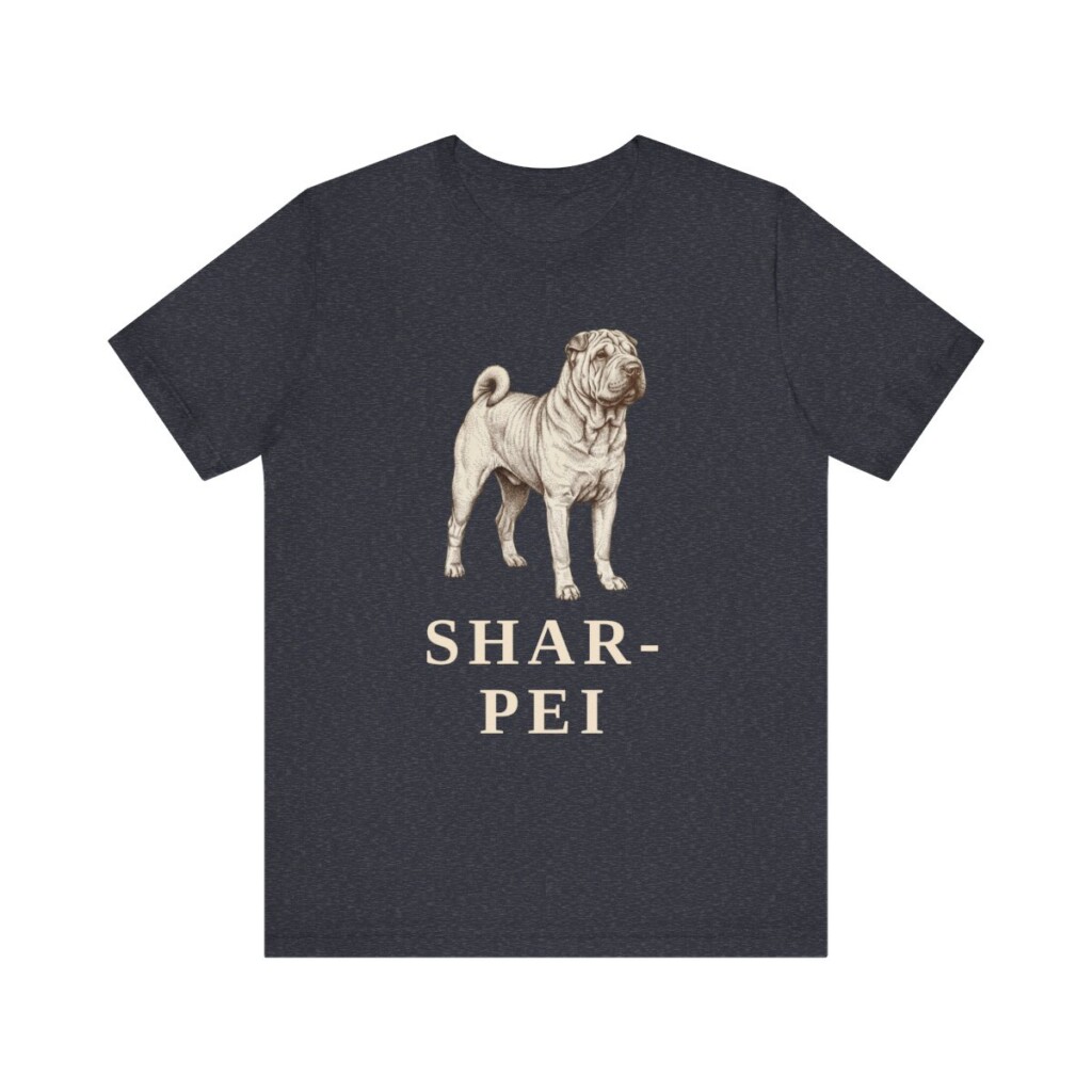 Shar-Pei Lover Shirt, Vintage Dog Sketch Tee, Dog Lover Gift Shar-Pei Lover Shirt, Vintage Dog Sketch Tee, Dog Lover Gift