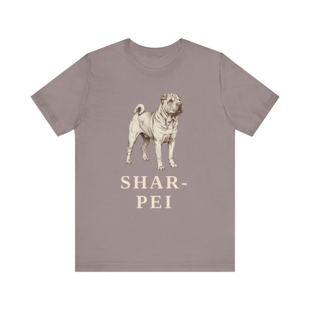 Shar-Pei Lover Shirt, Vintage Dog Sketch Tee, Dog Lover Gift Shar-Pei Lover Shirt, Vintage Dog Sketch Tee, Dog Lover Gift