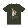 Shepherd Mix Lover Shirt, Vintage Dog Sketch Tee, Dog Lover Gift