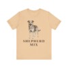 Shepherd Mix Lover Shirt, Vintage Dog Sketch Tee, Dog Lover Gift