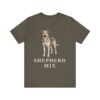 Shepherd Mix Lover Shirt, Vintage Dog Sketch Tee, Dog Lover Gift