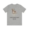 Shepherd Mix Lover Shirt, Vintage Dog Sketch Tee, Dog Lover Gift