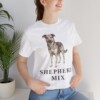 Shepherd Mix Lover Shirt, Vintage Dog Sketch Tee, Dog Lover Gift