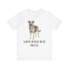 Shepherd Mix Lover Shirt, Vintage Dog Sketch Tee, Dog Lover Gift