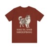 Shetland Sheepdog Lover Shirt, Vintage Dog Sketch Tee, Dog Lover Gift