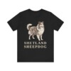 Shetland Sheepdog Lover Shirt, Vintage Dog Sketch Tee, Dog Lover Gift