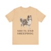 Shetland Sheepdog Lover Shirt, Vintage Dog Sketch Tee, Dog Lover Gift