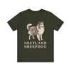 Shetland Sheepdog Lover Shirt, Vintage Dog Sketch Tee, Dog Lover Gift