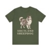 Shetland Sheepdog Lover Shirt, Vintage Dog Sketch Tee, Dog Lover Gift