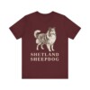 Shetland Sheepdog Lover Shirt, Vintage Dog Sketch Tee, Dog Lover Gift
