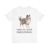 Shetland Sheepdog Lover Shirt, Vintage Dog Sketch Tee, Dog Lover Gift
