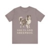 Shetland Sheepdog Lover Shirt, Vintage Dog Sketch Tee, Dog Lover Gift