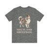 Shetland Sheepdog Lover Shirt, Vintage Dog Sketch Tee, Dog Lover Gift