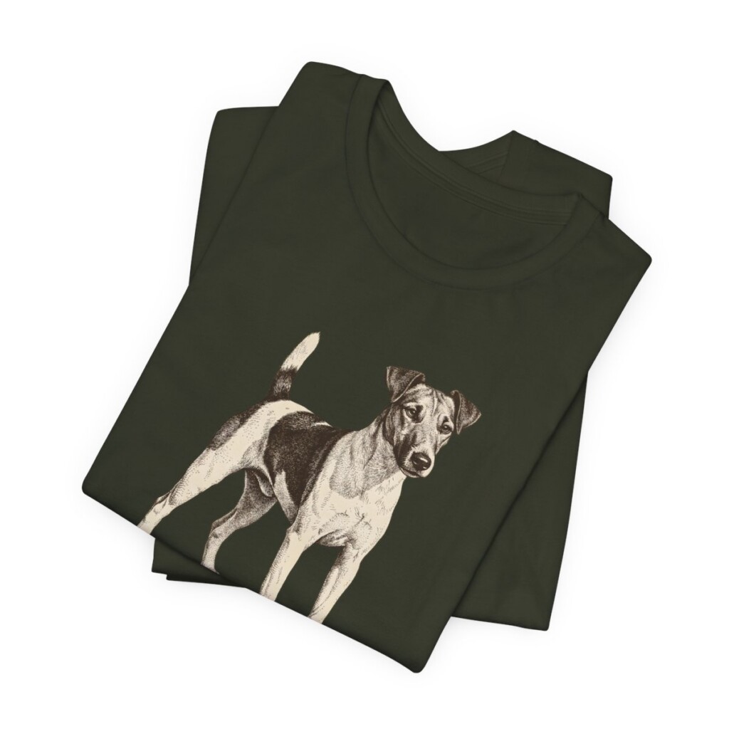 Fox Terrier (Smooth) Lover Shirt, Vintage Dog Sketch Tee, Dog Lover Gift Fox Terrier (Smooth) Lover Shirt, Vintage Dog Sketch Tee, Dog Lover Gift