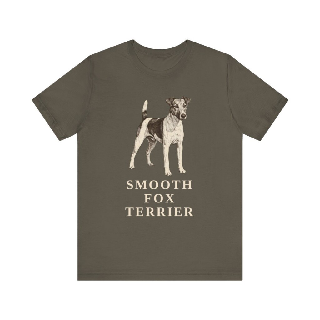 Fox Terrier (Smooth) Lover Shirt, Vintage Dog Sketch Tee, Dog Lover Gift Fox Terrier (Smooth) Lover Shirt, Vintage Dog Sketch Tee, Dog Lover Gift