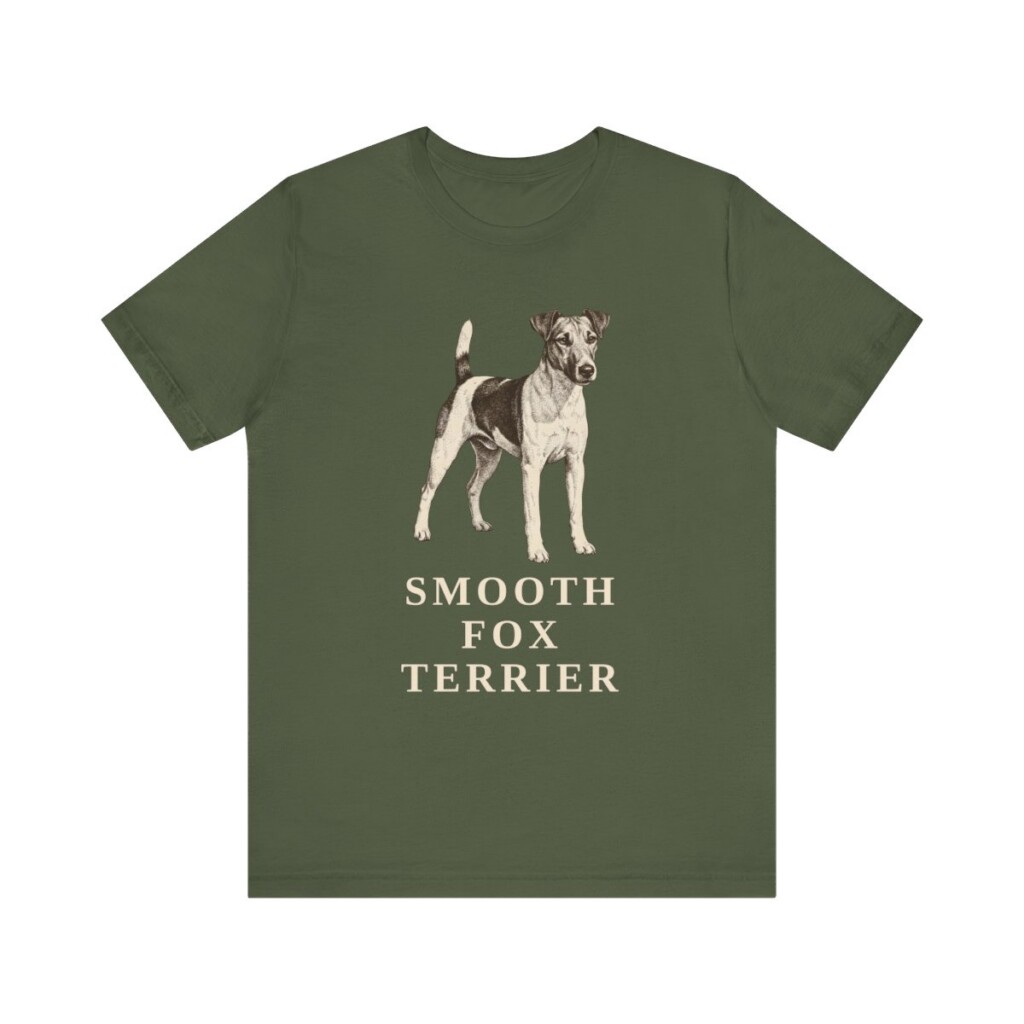 Fox Terrier (Smooth) Lover Shirt, Vintage Dog Sketch Tee, Dog Lover Gift Fox Terrier (Smooth) Lover Shirt, Vintage Dog Sketch Tee, Dog Lover Gift