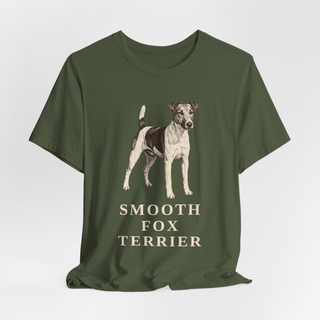 Fox Terrier (Smooth) Lover Shirt, Vintage Dog Sketch Tee, Dog Lover Gift Fox Terrier (Smooth) Lover Shirt, Vintage Dog Sketch Tee, Dog Lover Gift