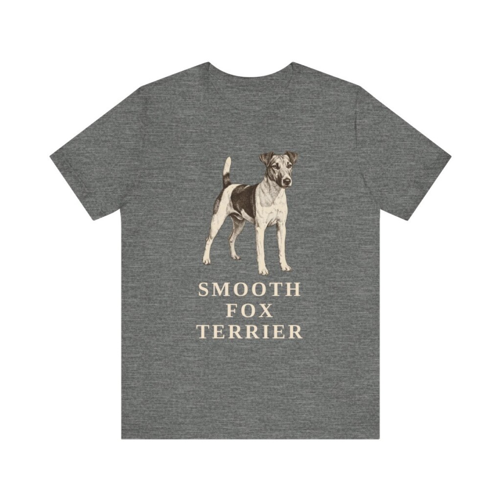 Fox Terrier (Smooth) Lover Shirt, Vintage Dog Sketch Tee, Dog Lover Gift Fox Terrier (Smooth) Lover Shirt, Vintage Dog Sketch Tee, Dog Lover Gift