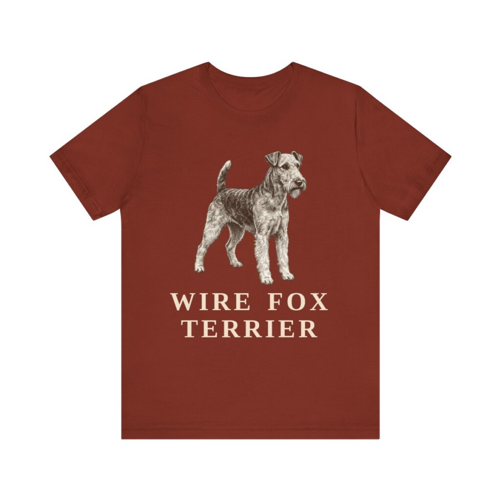 Fox Terrier (Wire) Lover Shirt, Vintage Dog Sketch Tee, Dog Lover Gift Fox Terrier (Wire) Lover Shirt, Vintage Dog Sketch Tee, Dog Lover Gift